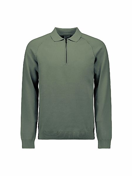 NO EXCESS Stehkragenpullover "No Excess Half-Zip-Polo-Pullover" günstig online kaufen