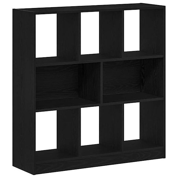 vidaXL Bücherregal Bücherregal Schwarz Eichen-Optik 97,5x29,5x100 cm Holzwe günstig online kaufen