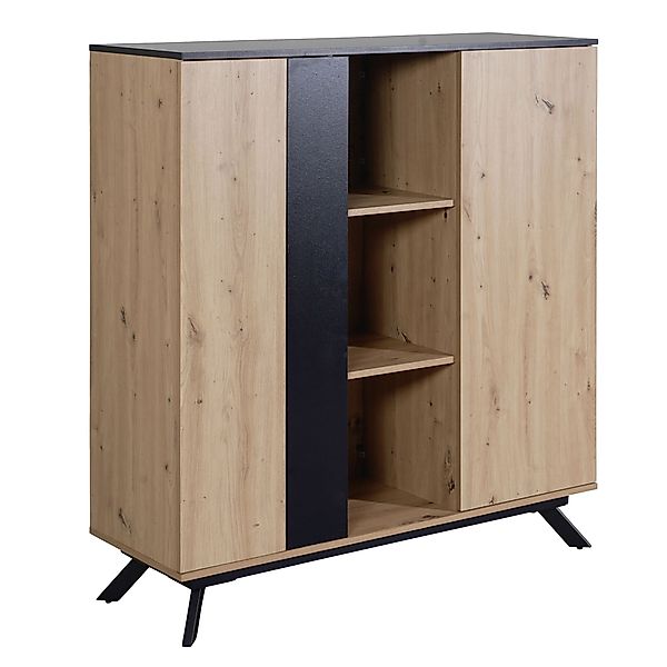 FINEBUY Highboard Sideboard 110x125x40 cm MDF günstig online kaufen