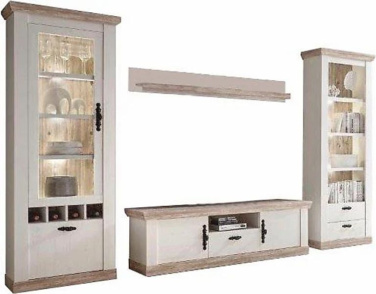 Home affaire Wohnwand "Florenz" Set, 4 Stk. tlg. günstig online kaufen