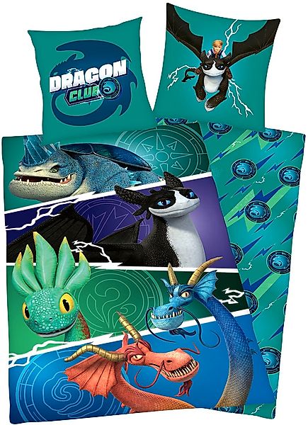 Bettwäsche "Dragons" 2 Stk. tlg. Wendebettwäsche günstig online kaufen