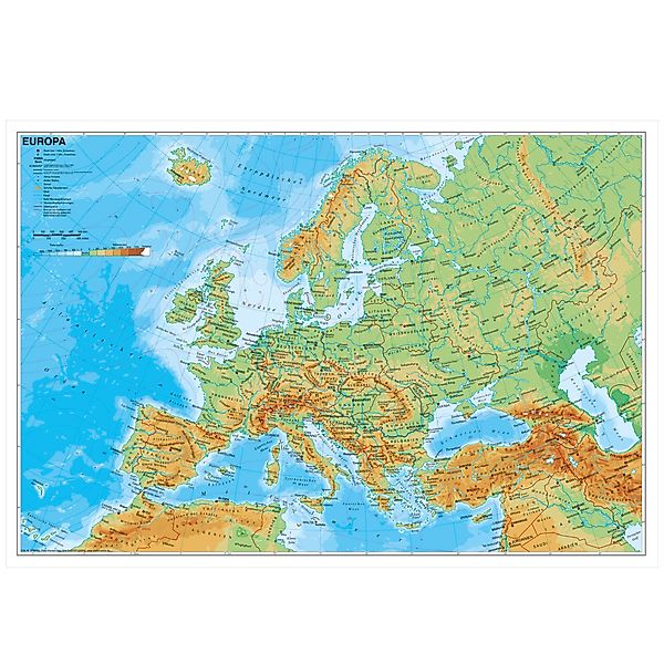 STIEFEL Poster Europa physisch, 95 x günstig online kaufen