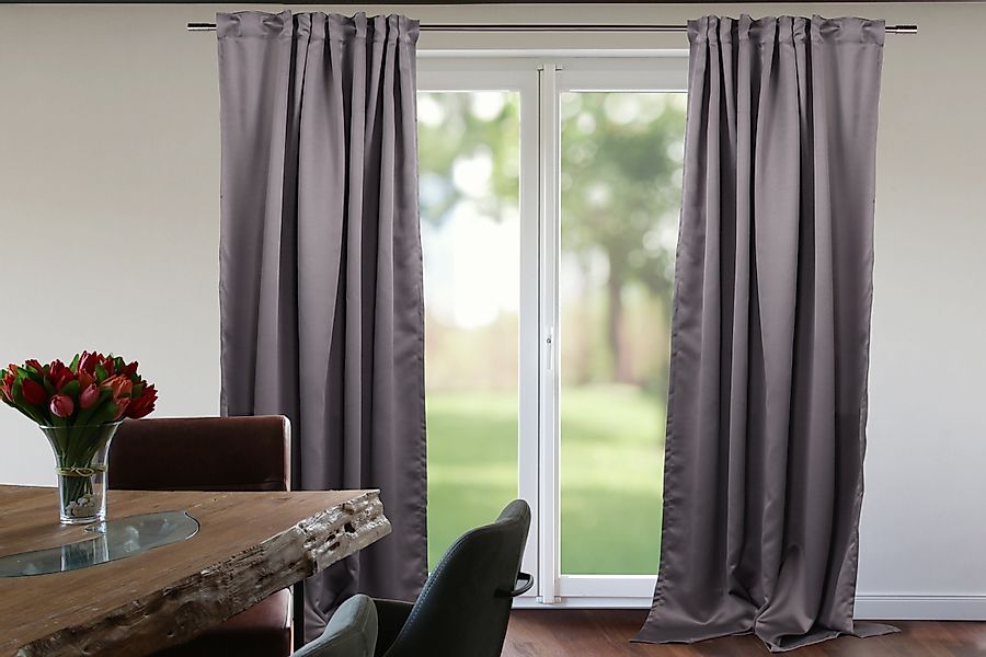 Deco-Raum Vorhang, verdeckte Schlaufen (1 St), günstig online kaufen