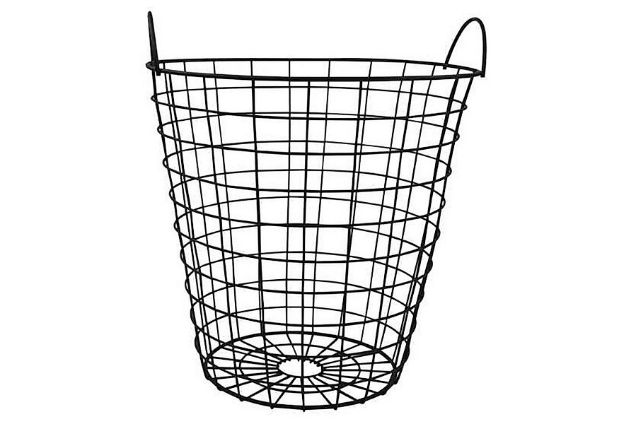 HIT Trading Aufbewahrungskorb RENLY, Ø 30 x H 35 cm, Schwarz, Metall, (1 St günstig online kaufen