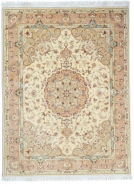 morgenland Orientteppich »Perser - Täbriz - Royal - 208 x 156 cm - beige«, günstig online kaufen