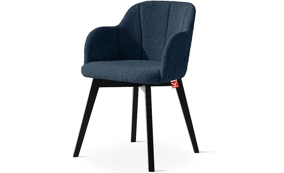 KONSIMO Polsterstuhl   ¦ blau ¦ Maße (cm): B: 54,5 H: 80 Stühle > Polsterst günstig online kaufen