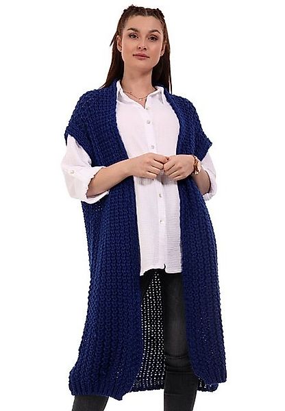 YC Fashion & Style Cardigan BOHÈME Grobstrick Long Cardigan Strickweste aus günstig online kaufen