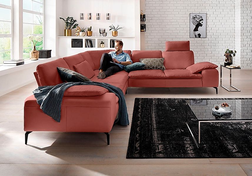 W.SCHILLIG Ecksofa "valentinoo, Designsofa, elegant und bequem, L-Form" mit günstig online kaufen