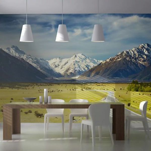 artgeist Fototapete Southern Alps, New Zealand mehrfarbig Gr. 200 x 154 günstig online kaufen