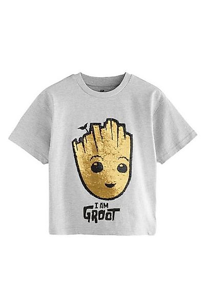 Next T-Shirt Groot Lizenziertes T-Shirt mit Wendepailletten (1-tlg) günstig online kaufen