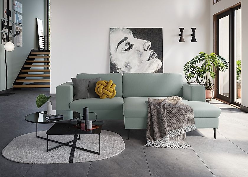 DOMO collection Ecksofa "Modica, zeitlos und elegant, L-Form", moderne Opti günstig online kaufen