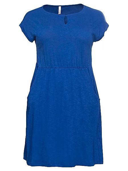 Sheego Jerseykleid "Große Größen", mit weitem Ausschnitt und Taschen günstig online kaufen