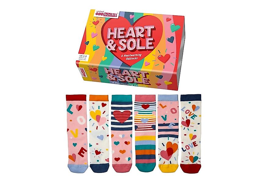 United Oddsocks Freizeitsocken Ein Herz und eine Seele Oddsocks Socken Herz günstig online kaufen