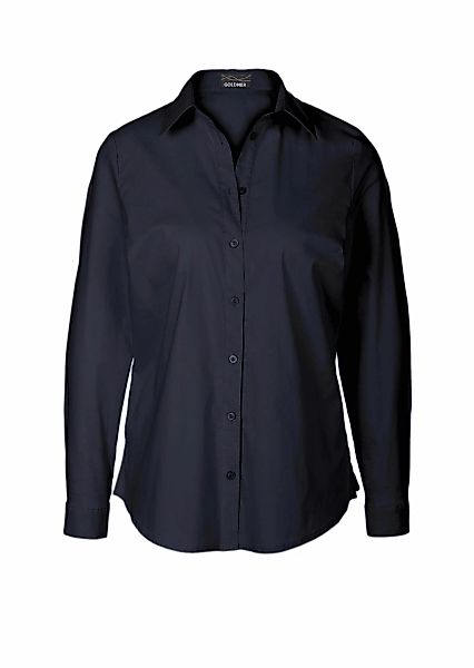 GOLDNER Langarmbluse "Kurzgröße Langarmbluse mit Elasthananteil" Seitenschl günstig online kaufen