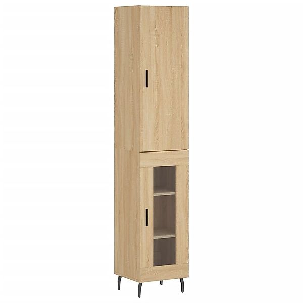 vidaXL Highboard Highboard Sonoma-Eiche 34,5x34x180 cm günstig online kaufen