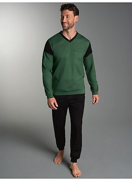Trigema Schlafanzug TRIGEMA Schlafanzug in modischem Design (1 tlg) günstig online kaufen