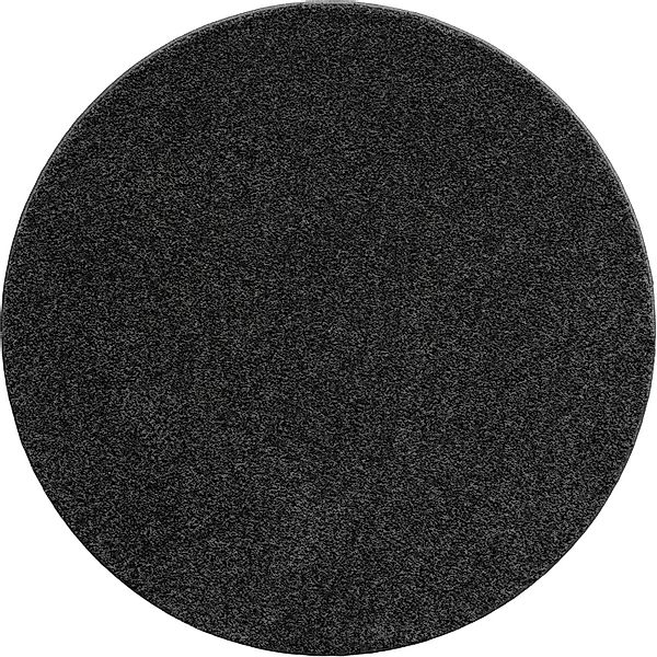 Floornovo Kurzflor Teppich Nr. 220 Rund Einfarbig Durchmesser 160 cm günstig online kaufen