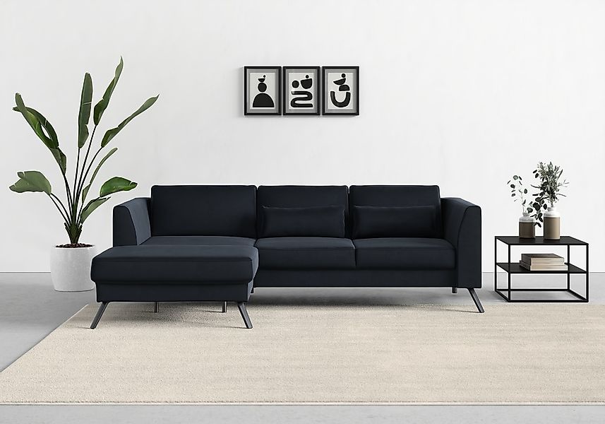 sit&more Ecksofa "Lindholm L-Form" mit Sitztiefenverstellung und Federkern günstig online kaufen