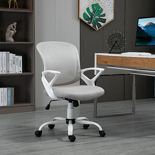 Vinsetto Bürostuhl Ergonomischer Mesh Schreibtischstuhl, Höhenverstellbarer günstig online kaufen