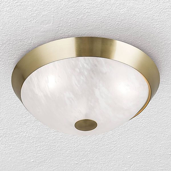 Klassische Deckenlampe Jaya mit Glasschirm, 34 cm günstig online kaufen