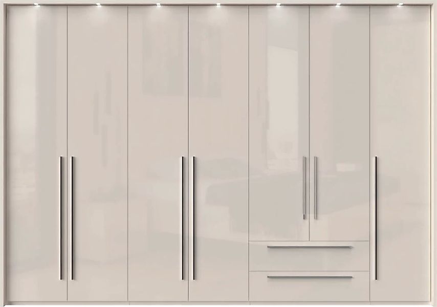Places of Style Drehtürenschrank "Piano", weiß, verschiedene Breiten mit 2 günstig online kaufen