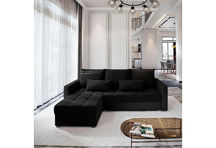 Masseno Ecksofa KOS PIK mit Schlaffunktion L-Form, Sofa mit Bettkasten günstig online kaufen