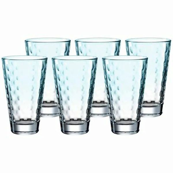 LEONARDO OPTIC Trinkglas klein 300 ml Pastell mint 6er Set Trinkgläser blau günstig online kaufen