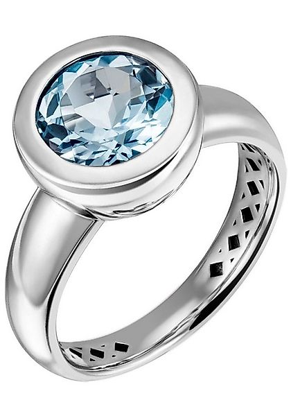 JOBO Fingerring, 925 Silber mit Blautopas günstig online kaufen