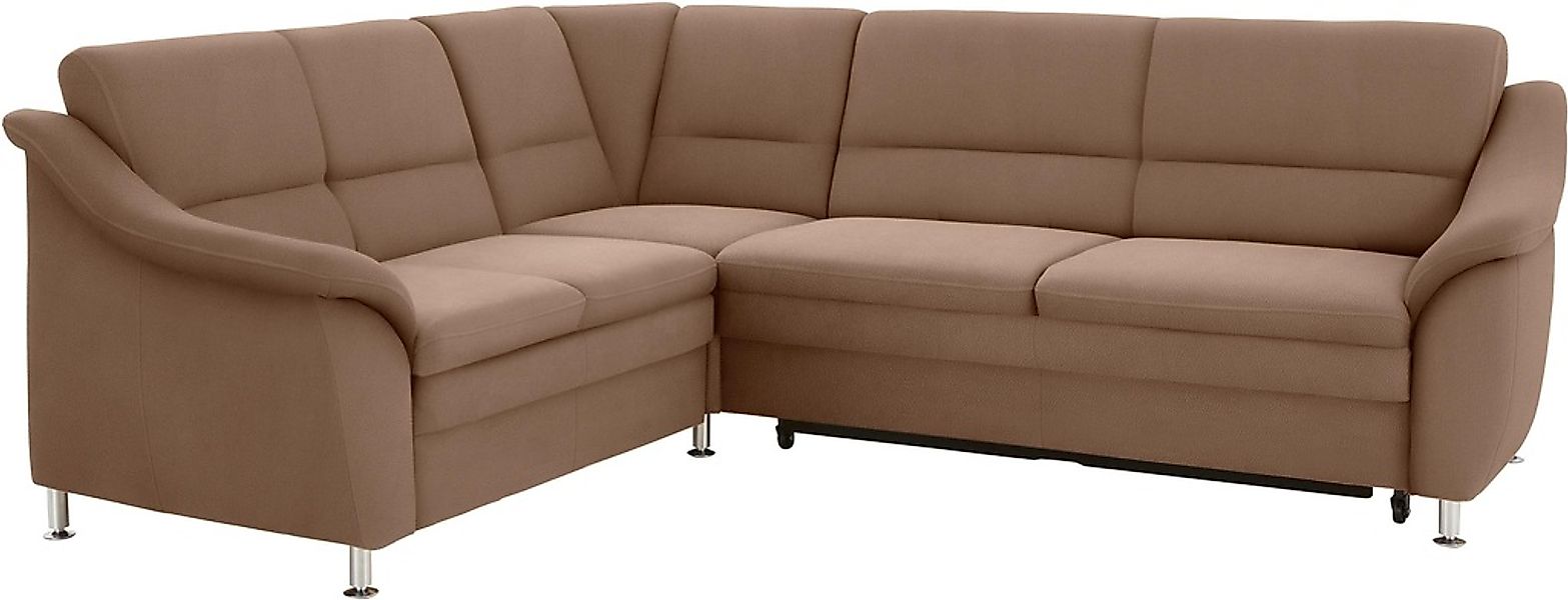 sit&more Ecksofa »Cardoso L-Form«, mit Federkern, wahlweise mit Bettfunktio günstig online kaufen