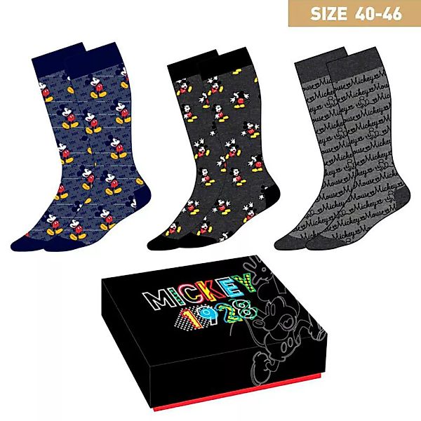 Cerda Disney Mickey Socken 3 Paare EU 40-46 Multicolour günstig online kaufen