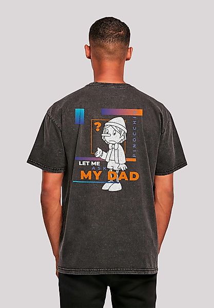 F4NT4STIC T-Shirt "Heroes of Childhood Pinocchio Let Me Ask My Dad", Retro, günstig online kaufen
