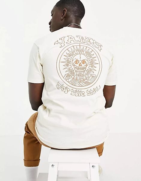 Vans – El Sole – T-Shirt in Beige-Neutral günstig online kaufen
