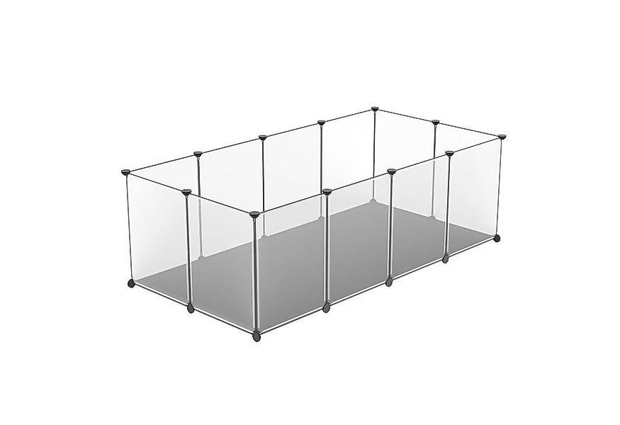 FIVMEN Freigehege Kleintiergehege mit Unterlage DIY Kleintierauslauf Inneng günstig online kaufen