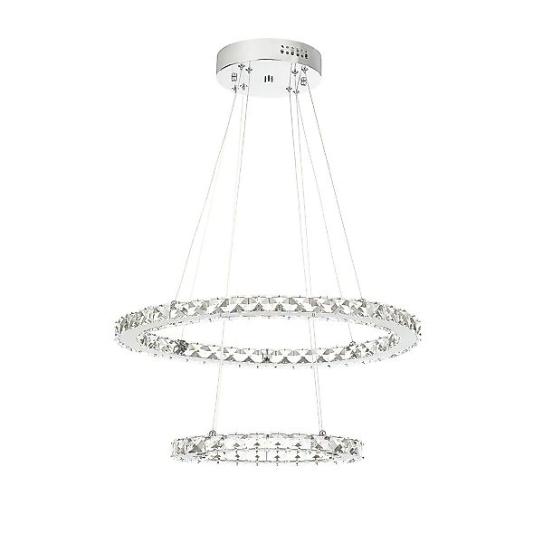 LETGOSPT Deckenleuchte 36W/60W LED Deckenlampe, Kristall günstig online kaufen