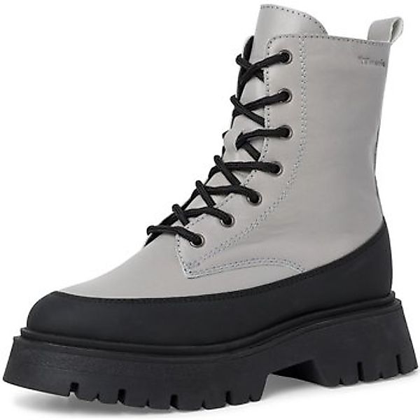 Tamaris  Stiefel Stiefeletten 1-25230-39-208 Grey-Black Leather 1-25230-39- günstig online kaufen