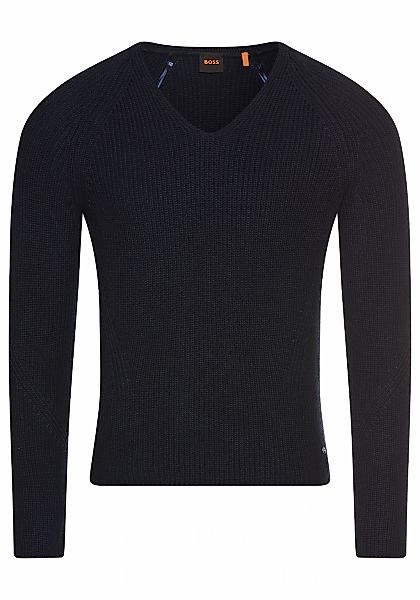 BOSS ORANGE Strickpullover "Fardella Premium Damenmode", mit Ajouré-Details günstig online kaufen