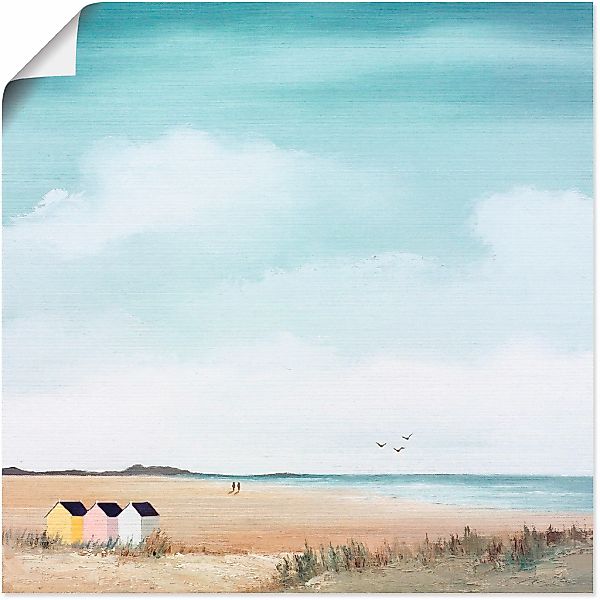 Artland Wandbild "Sonniger Morgen III", Strand, (1 St.), als Leinwandbild, günstig online kaufen