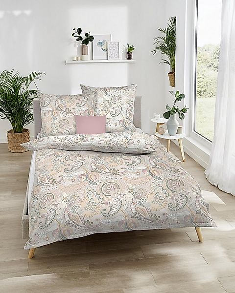 Kaeppel Wendebettwäsche Dream, Mako-Satin, 2 teilig, Mit Paisleymuster günstig online kaufen