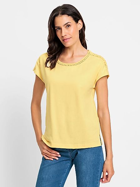 Inspirationen Rundhalsshirt "Rundhals-Shirt", 1 Stk. günstig online kaufen