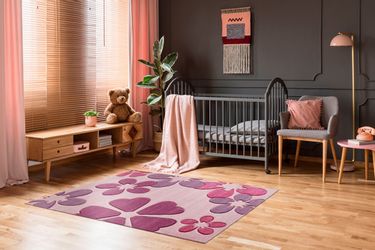 LUXOR living Kinderteppich "Flair" rechteckig 15 mm Höhe Kurzflor, Blumen D günstig online kaufen