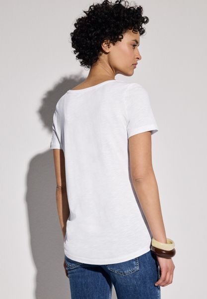 STREET ONE V-Shirt mit abgerundetem V-Ausschnitt günstig online kaufen