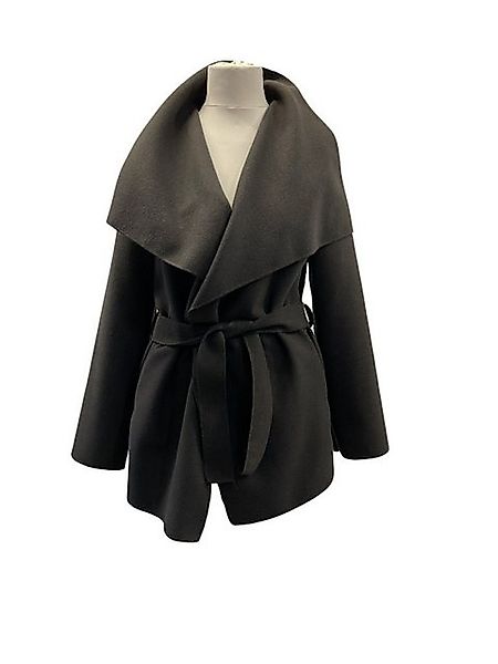 BZNA Kurzmantel Damen Trenchcoat mit Gürtel kurz mit Wasserfall-Schnitt günstig online kaufen
