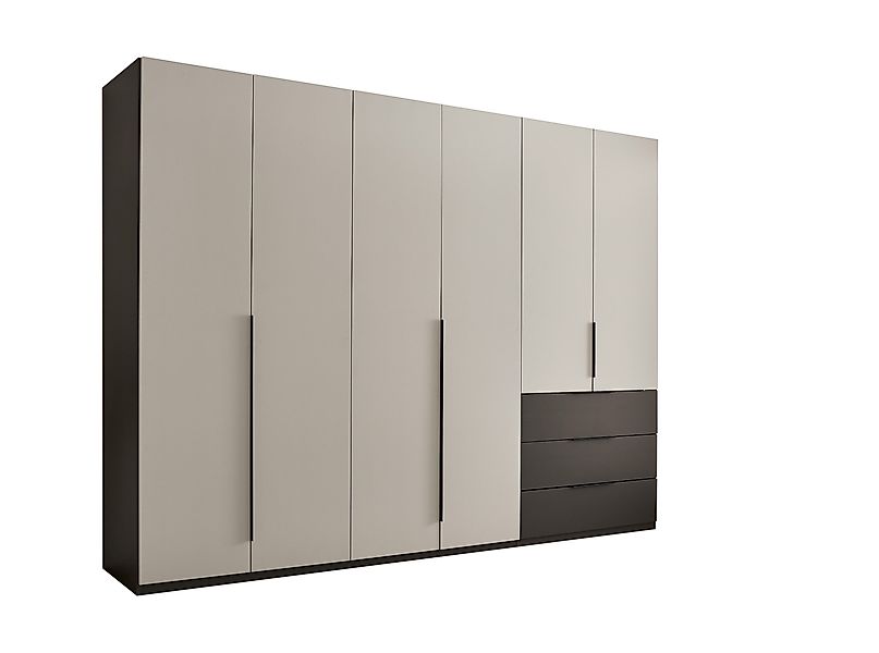 Schlafkontor Kleiderschrank in Grau, Dekorfolie - günstig online kaufen