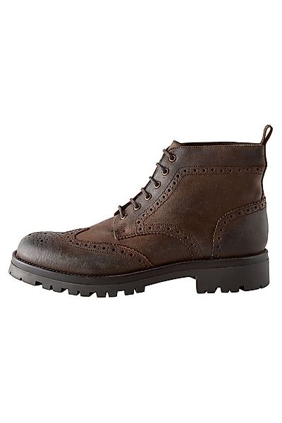 Next Hohe Schnürstiefel im Budapesterstil Schnürstiefelette (1-tlg) günstig online kaufen