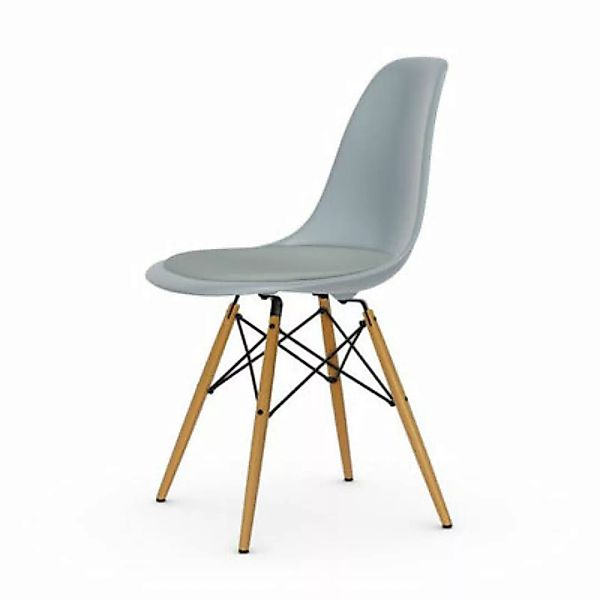 Stuhl DSW - Eames Plastic Side Chair plastikmaterial grau / (1950) - Sitzki günstig online kaufen
