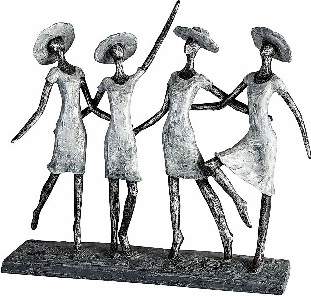 Casablanca by Gilde Dekofigur »Skulptur 4 Ladys, antik silber«, Dekoobjekt, günstig online kaufen