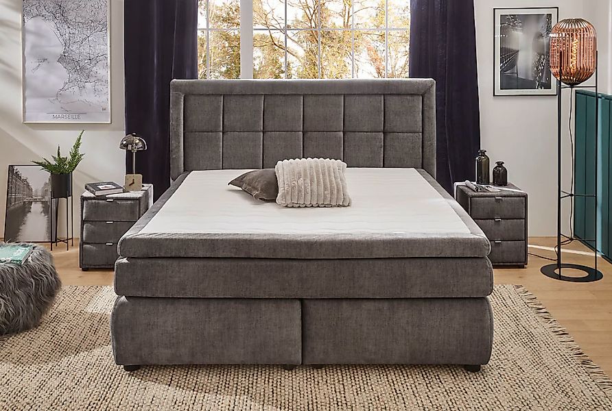 Jockenhöfer Gruppe Boxspringbett "Sophia inklusive 9cm Kaltschaumtopper", u günstig online kaufen