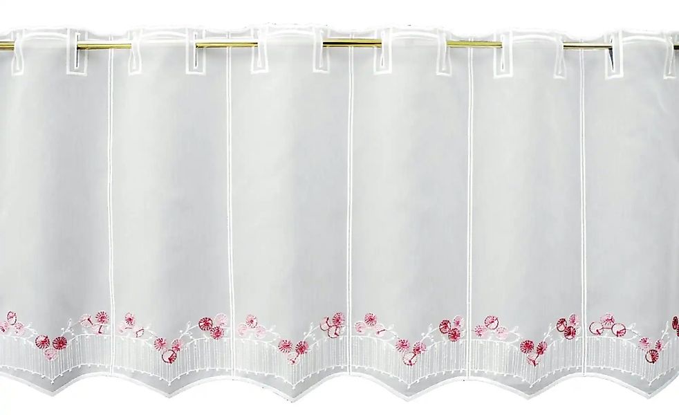 FLORENTINA Scheibengardine   ¦ rosa/pink ¦ Synthetik ¦ Maße (cm): B: 144 H: günstig online kaufen