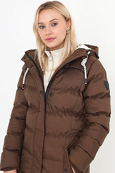 Brave Soul Winterjacke Steph Mit Kapuze und kuscheligem Teddy-Fell günstig online kaufen
