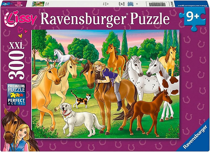 Ravensburger Puzzle Lissy und Arcado auf der Koppel, 300 Puzzleteile, Made günstig online kaufen